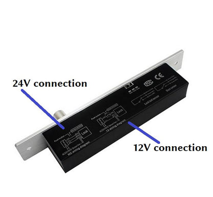 12V/24V DC Electric Drop Bolt Door Lock Deadbolt Strike - Fail Safe